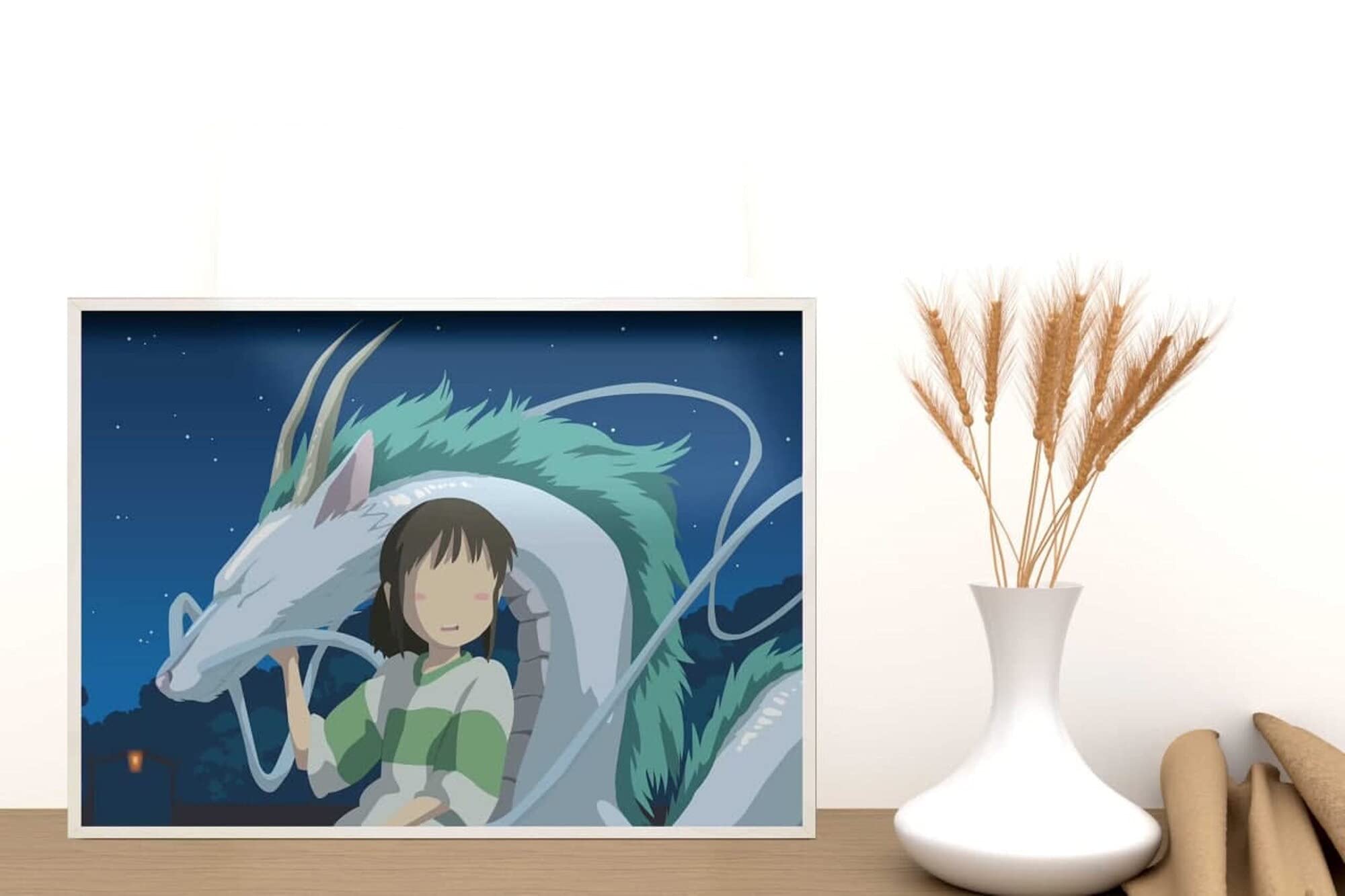 Buy Spirited Away , Hayao Miyazaki Home Decor, Chihiro Haku (Kohaku