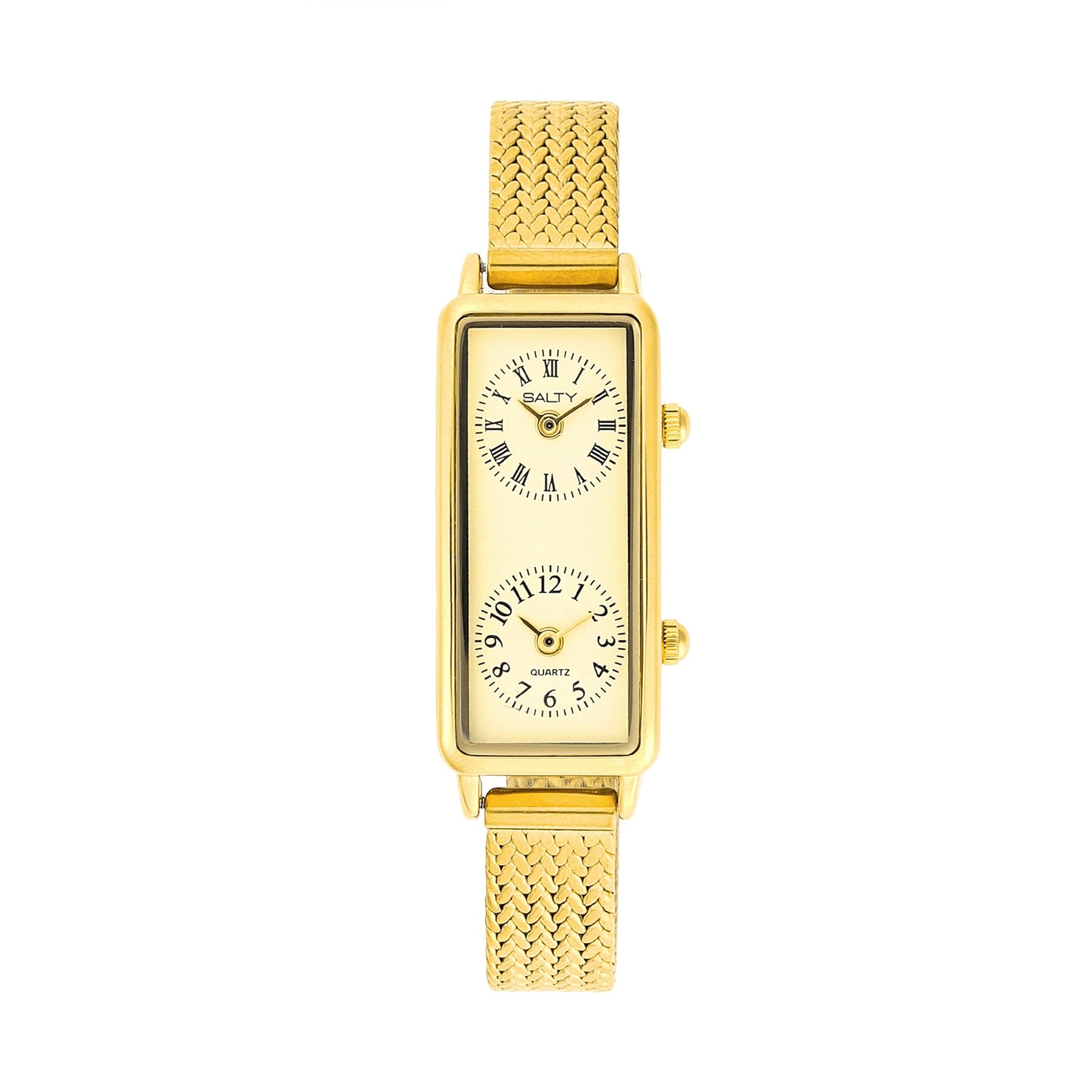 Dual Time Zone Watch for Long Distance Couples for Women & Girls | Adjustable Fancy Design | Latest Fashion Accessories for Girls | Minimal Watch | Stylish Women's Wrist Watch | Ideal for Gifting-image-13