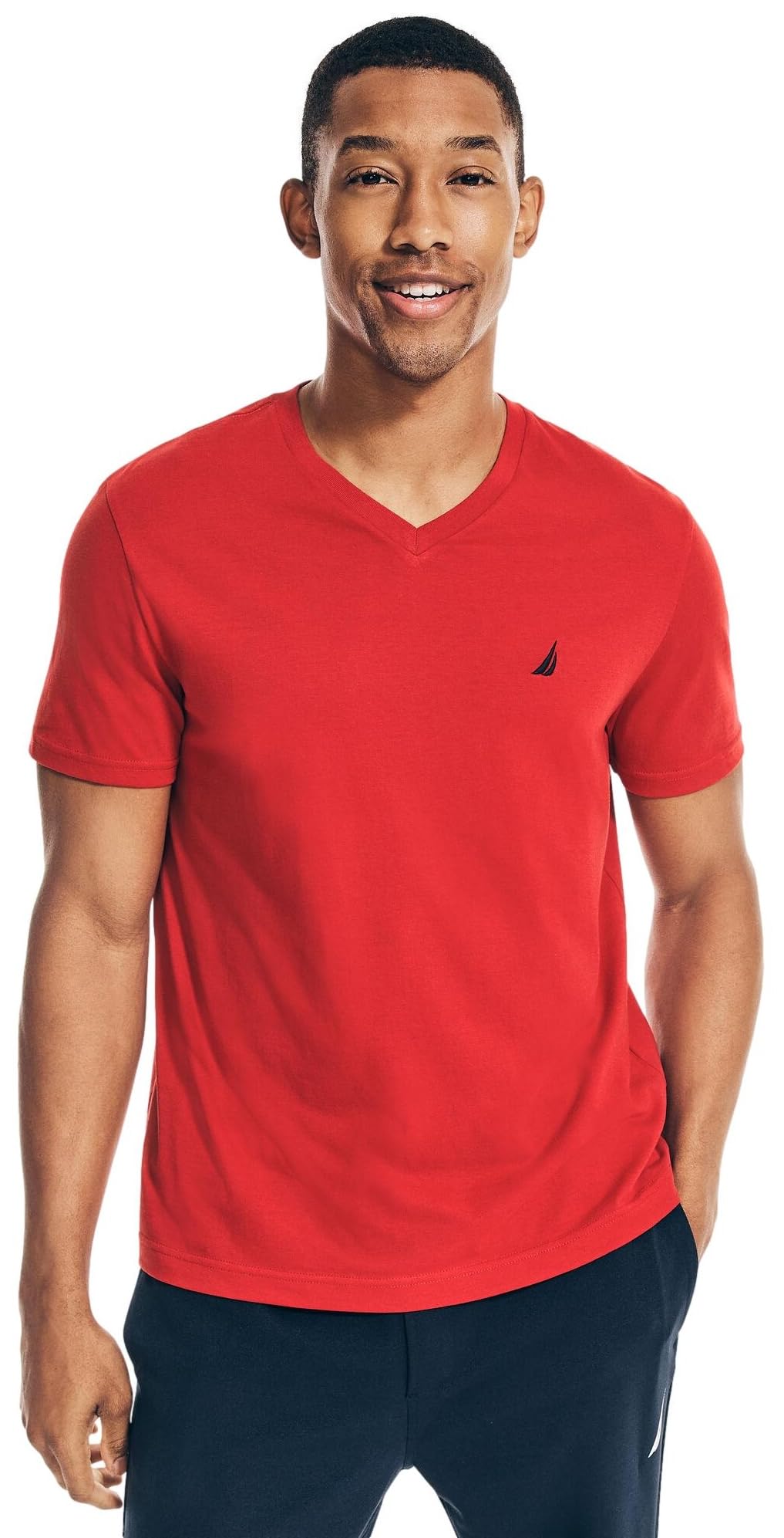 nauticaMen's Nautica Men's J-Class Logo V-Neck T-Shirt T-Shirt