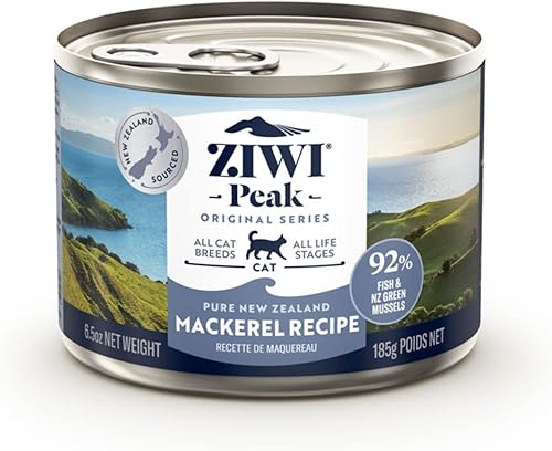 ZIWI Peak - Alimento húmedo enlatado para gatos, totalmente natural, alto en proteínas, sin granos, ingredientes limitados, con superalimentos disponible en Yaxa Colombia