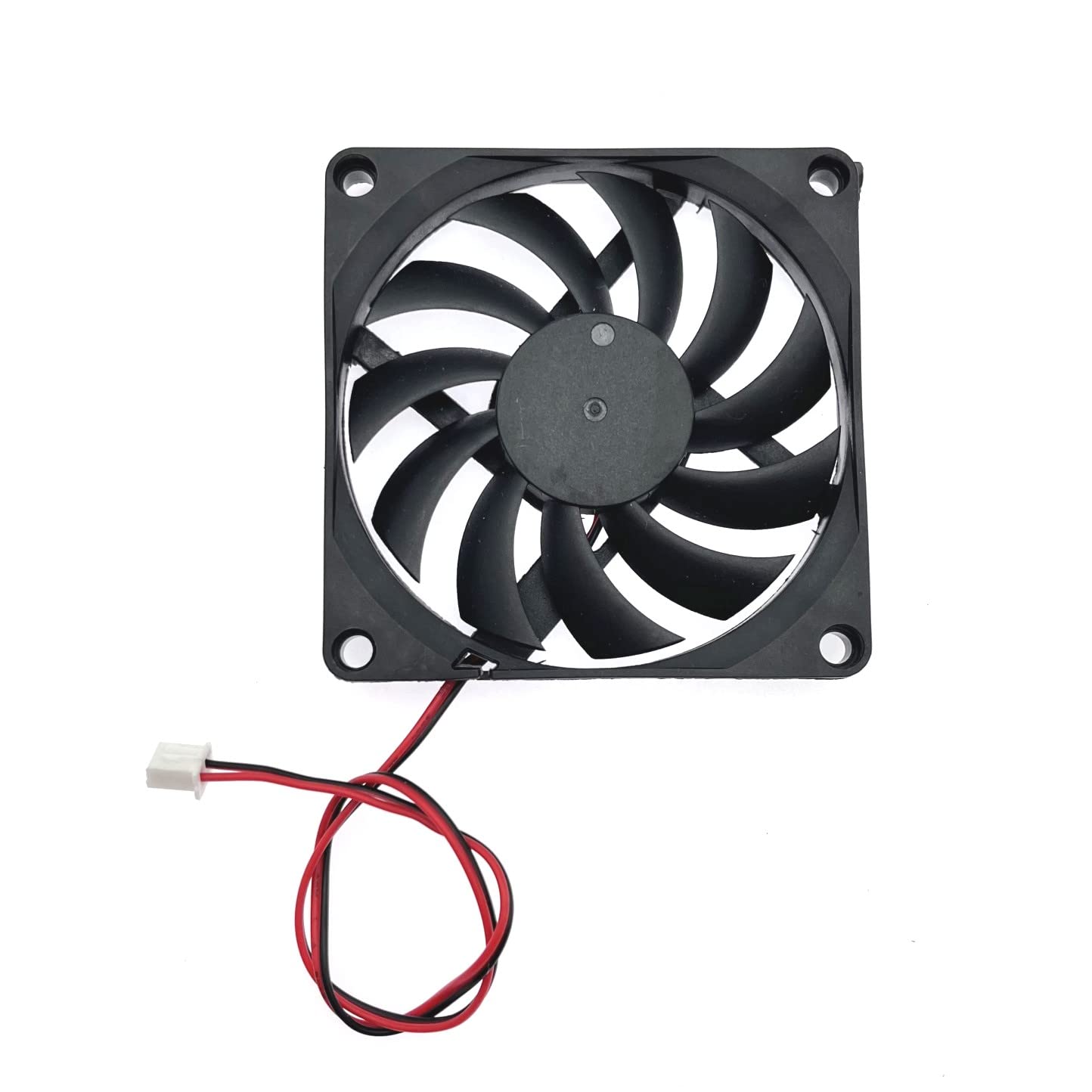 8020 CPU Ventilador Refrigerador 80mm 8cm 2PIN Radiador 80x20mm DC 12V 24V Sem E - Foto 2