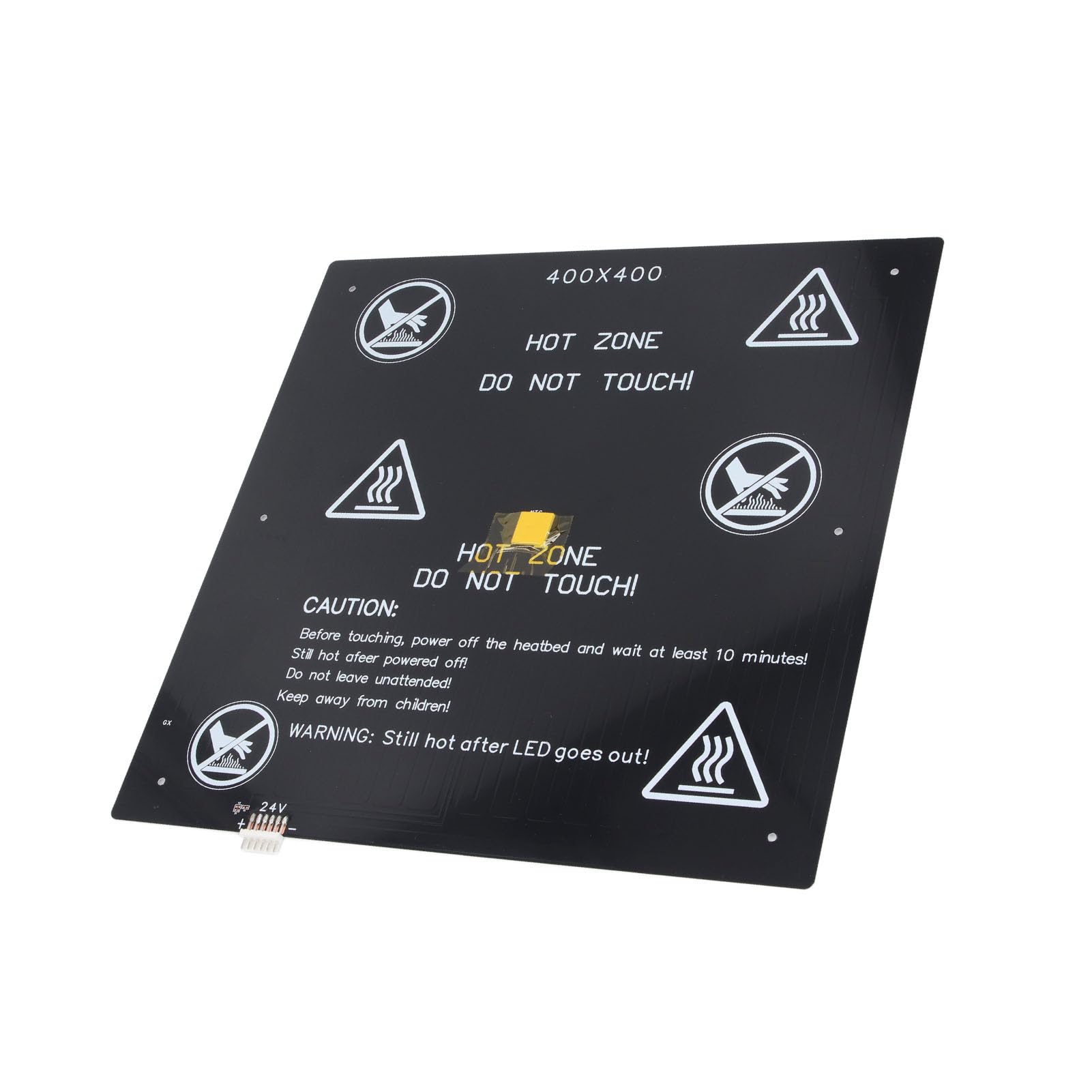 400x400mm 3D-Drucker-Heizbett-Kit 3D-Drucker-Heizbett-Kit 24V 280W 2Ω Aluminiumlegierung 400x400mm Hochtemperatur-Aluminiumlegierung-Heizbett-Kit 3D-Drucker