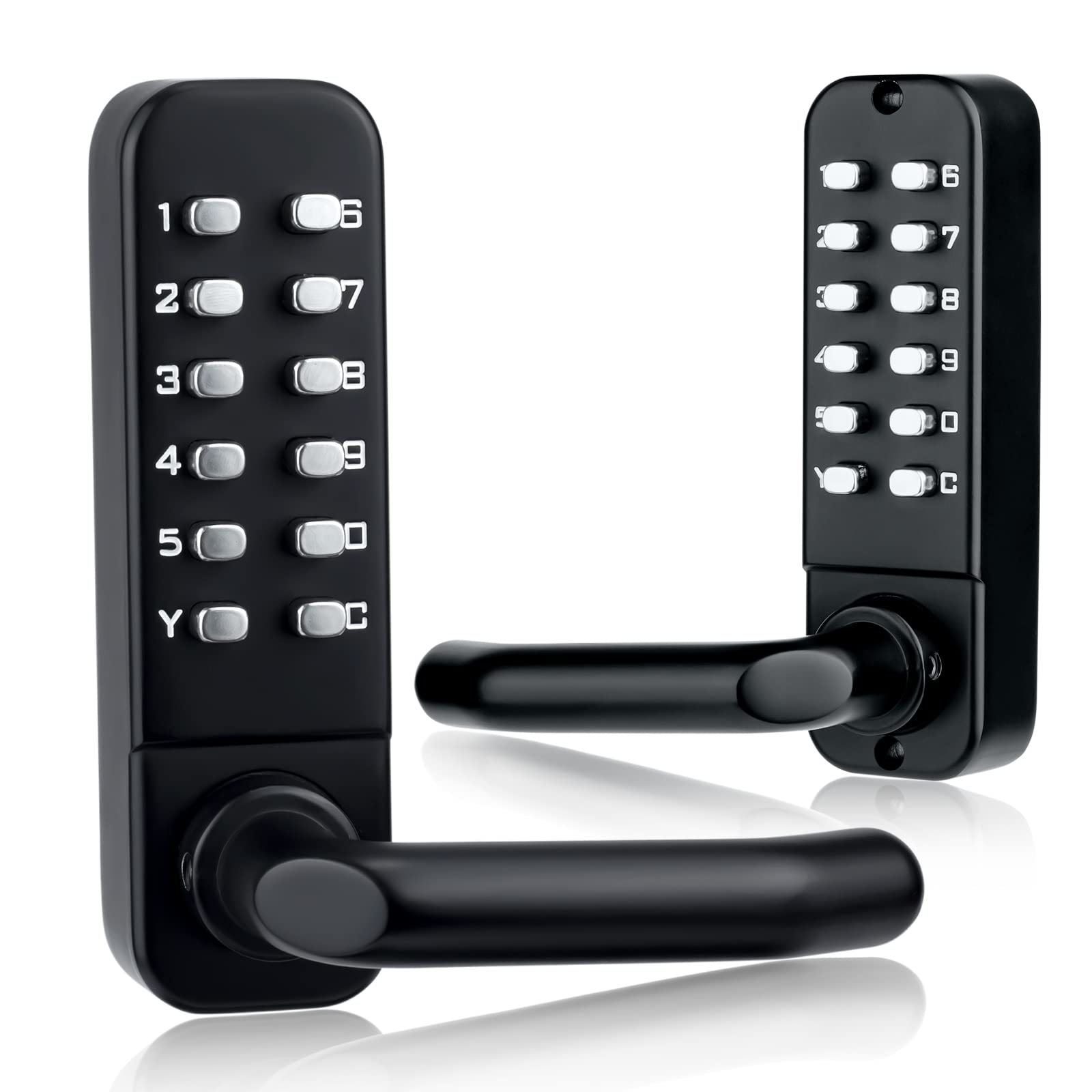 Buy 100 Mechanical Keyless Entry Door Lock with Keypad Door Knob