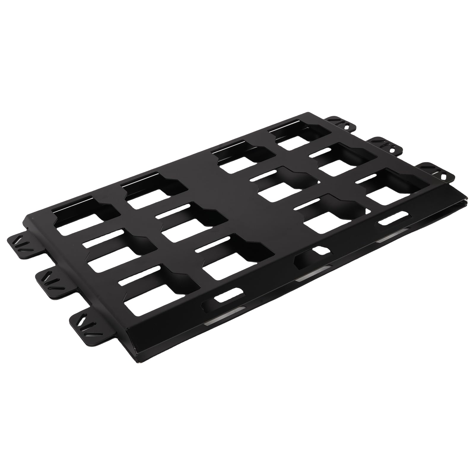 Fabater 2 Pack-Packout-Montageplatte Kompatibel mit Toolbox, 100 Lbs, Metall mit Pulverschicht, für Werkzeuglagerung und Organisationssystem (volles Plattenschwarz)