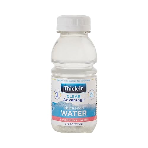 Thick-It Clear Advantage - Agua espesa, consistencia de néctar, botella de 8 onzas (paquete de 24)