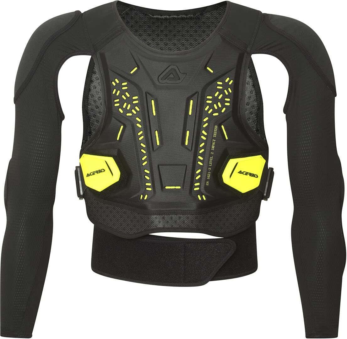 ACERBIS PETTORINA PLASMA NERO/GIALLO L/XL