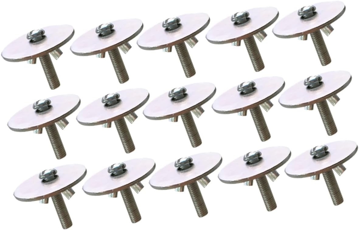 15sets Screws and Gaskets for Pet Cage Accessories Easy to Install Fixing Tools for Parrot Breeding Box Hamster Platforms and Bird Perches