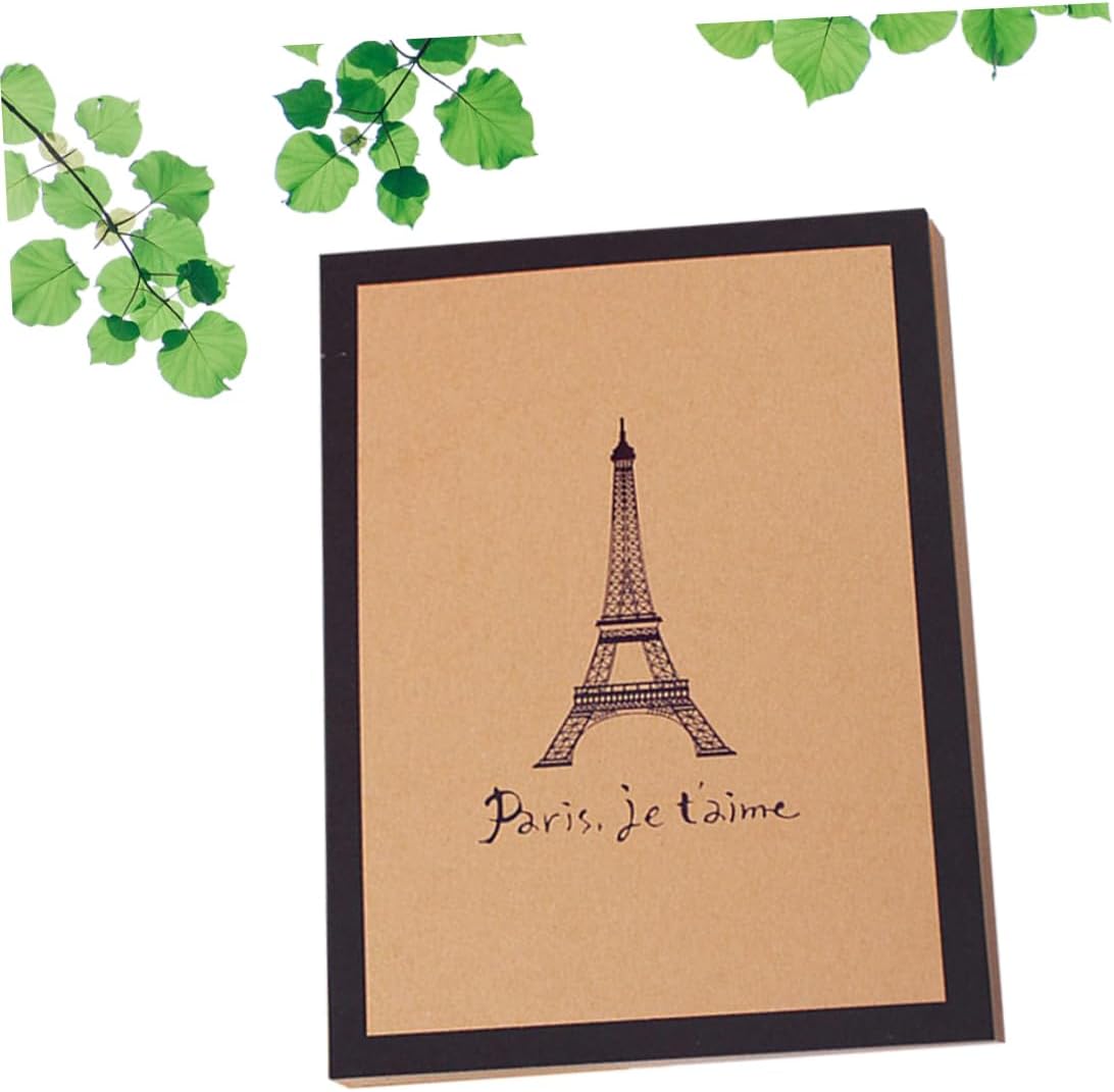 Creative Tower Cover Vintage Photo Album Scrapbook for Graduation Holder for Preserving Memories Design