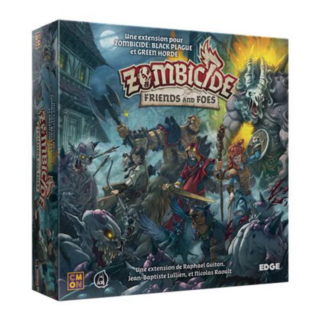 Cmon | Zombicide Black Plague: Friends and Foes | Board Game | Miniatures Game | Ages 14+ | 1-6 Players | 60 Min