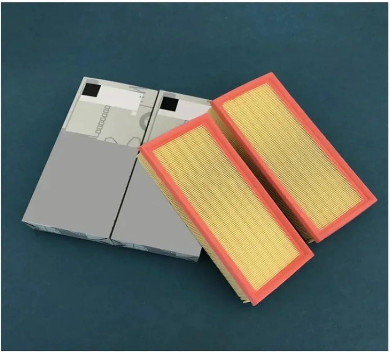 2Pcs Car Air Filter Cleaner Element A1770940004 Compatible W205 C63 GLC63 / G550 4-matic M177 Engine High Flow Intake