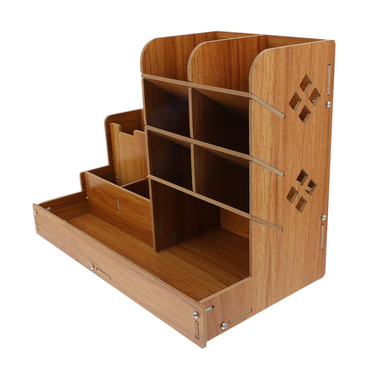 Organisateur de bureau en bois pour espace élève et tri des documents