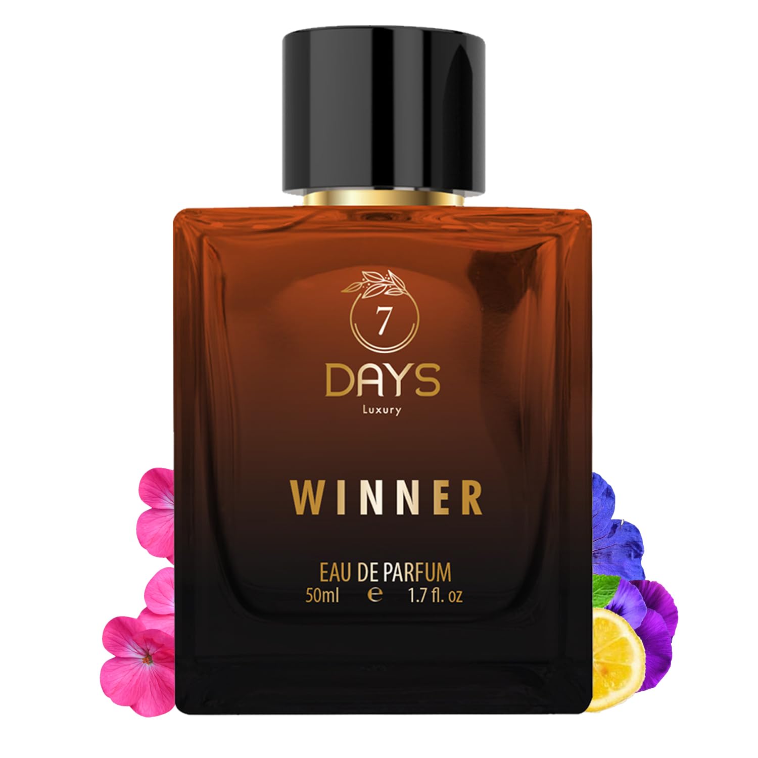 7DAYSNATURAL Women Luxury Winner Eau De Parfum Liquid Perfume For Man & Woman With Red Fruit & Jasmine |Fresh & Fruity Long Lasting Edp Fragrance Scent, 50 Ml