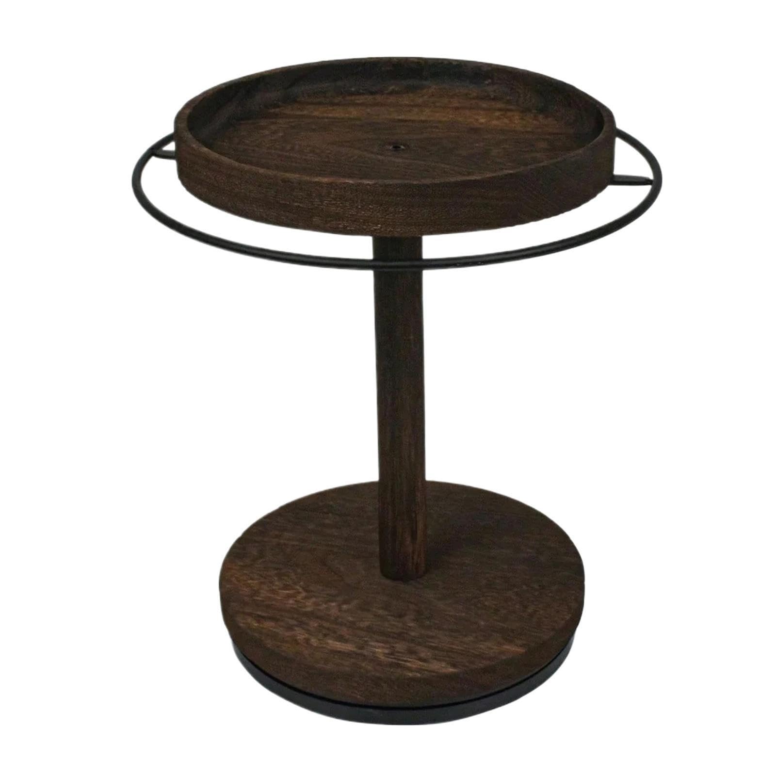 Rotierender Brillenhalterständer aus Holz