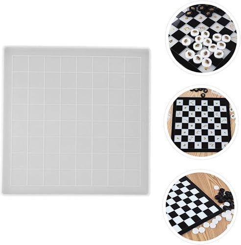 Miniatura 7 de Lurrose Molde de Ajedrez Molde de Silicona Molde de Epoxi Suministros de Fabricación de Joyas Molde De Para Resina Cubo de Hielo Chocolate