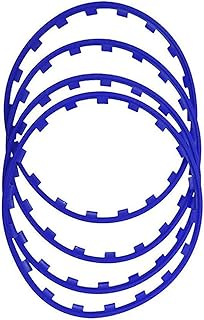 KLZWCP Protector Universal De Llanta De Neumático Automático, 16-20 Pulgadas Anillo Protector De Borde De Rueda, Protectores De Llantas De Aleación(Size:16 Inch,Color:Azul)