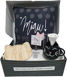 Kit Presente De Gatinha Amo Gato Amigas Gateiras Caneca Almofada (Gato 2)