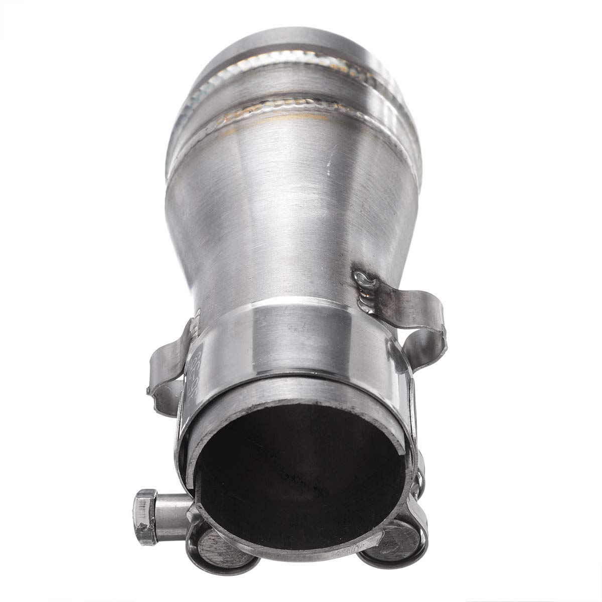 YONGYAO 51Mm A 35Mm Connettore Adattatore Marmitta Tubo di Scarico in Acciaio Moto Lucidato 2 "