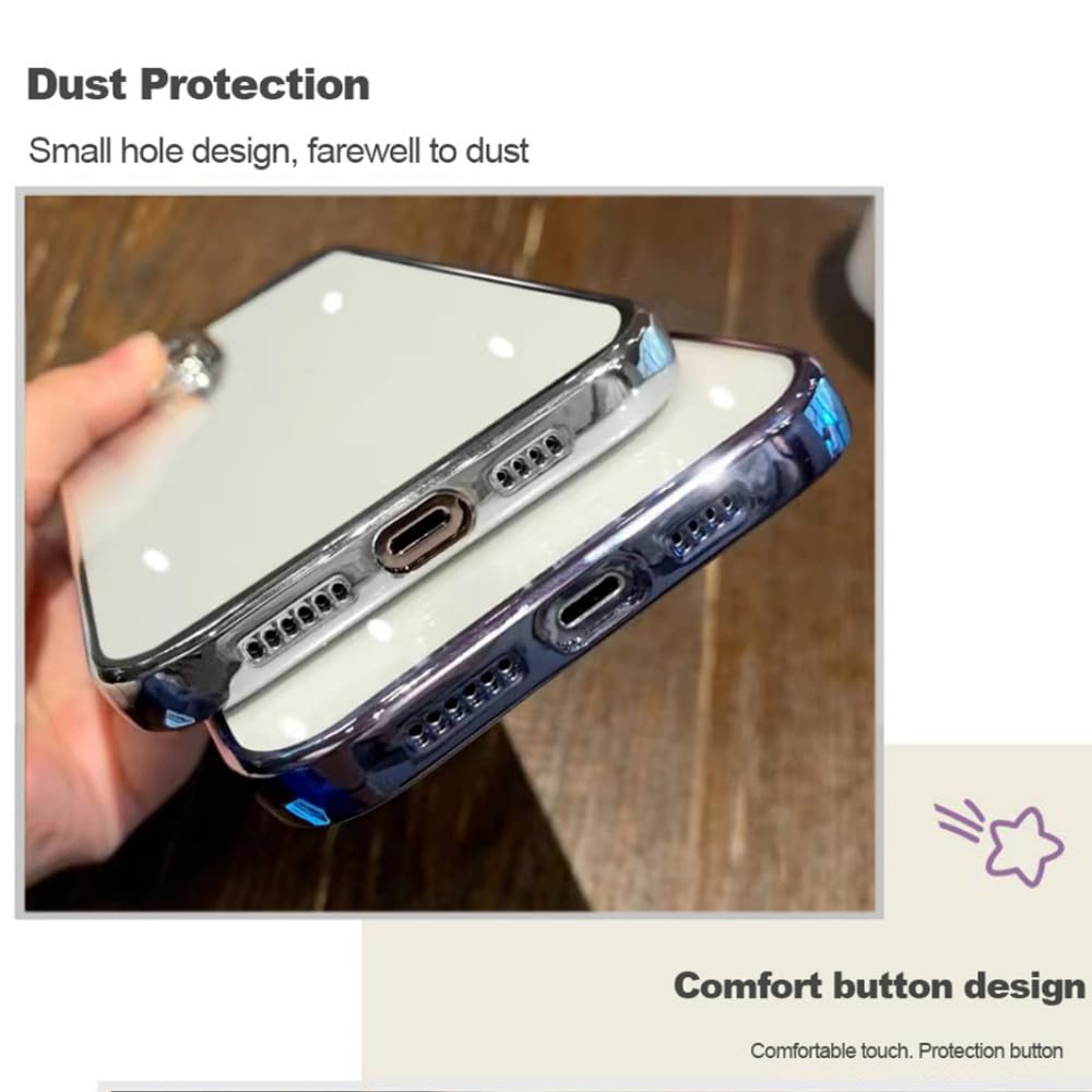 KUAVETO Custodia Trasparente Per IPhone 15 14 12 13 11 7 8 6s 6 Pro Max - Foto 9