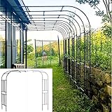 Hochleistungsgartenbogen: 20 Mm Starker Stahl, Starke Lagerkapazität, Nicht Leicht Zu Verformen, Kann Auch Für Schwere Pflanzen Und Blumen In Blüte Eine Stabile Unterstützung Bieten.