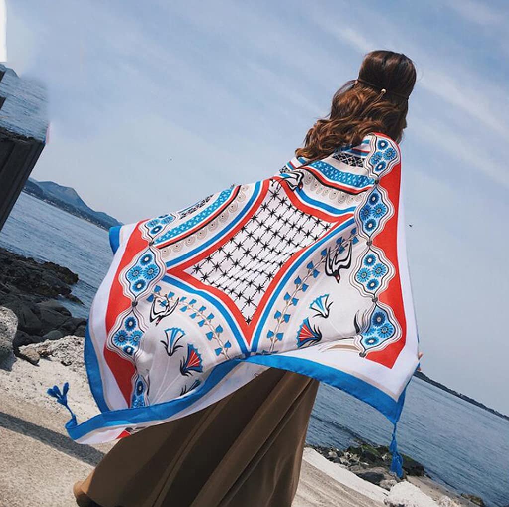 Serviette à la plage SHISHI en soie légère avec grand châle d'été