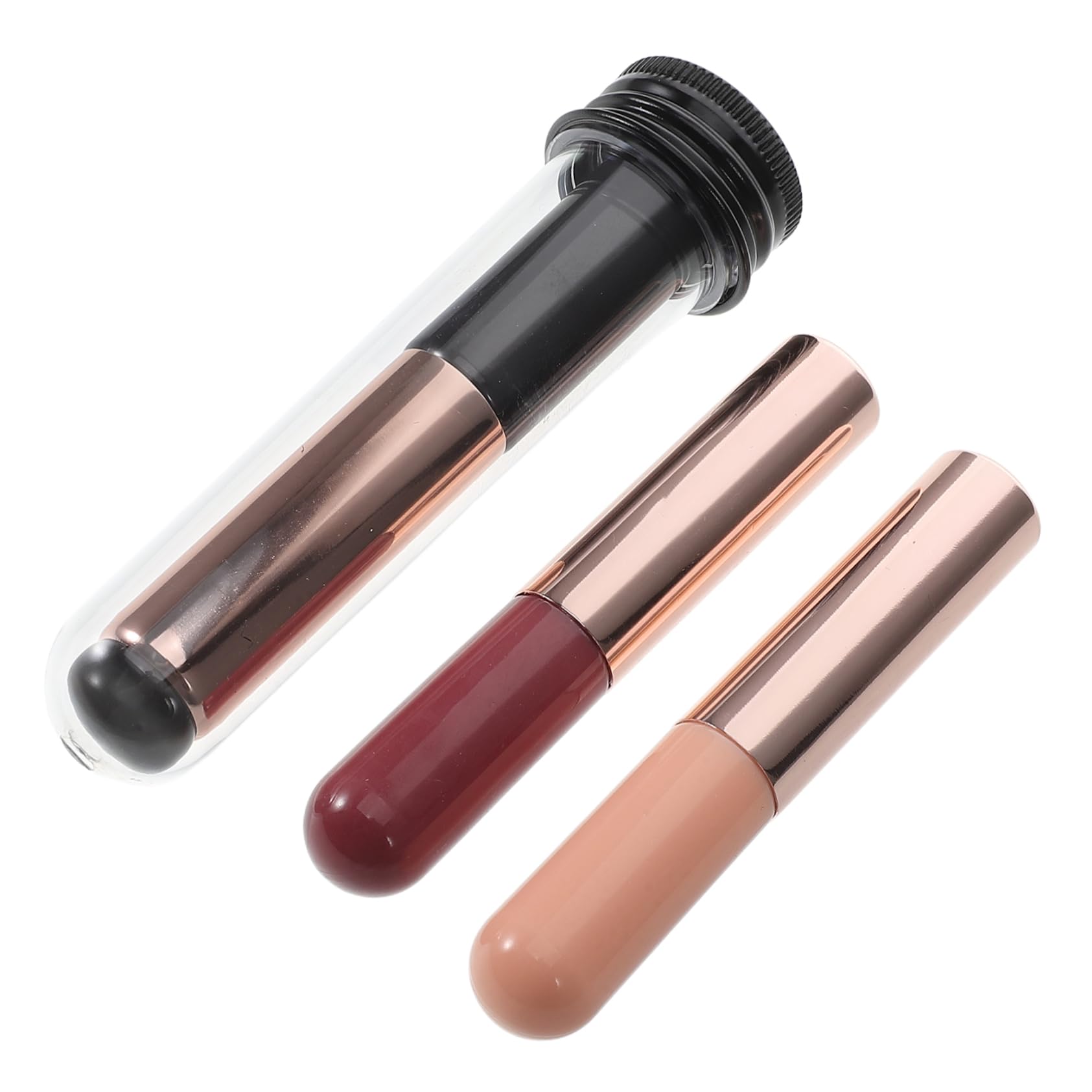 Beaupretty 3pcs Reusable Nail Art Brush Soft Head Applicator for Silicone Powder Sponge Easy to Use for Beginners