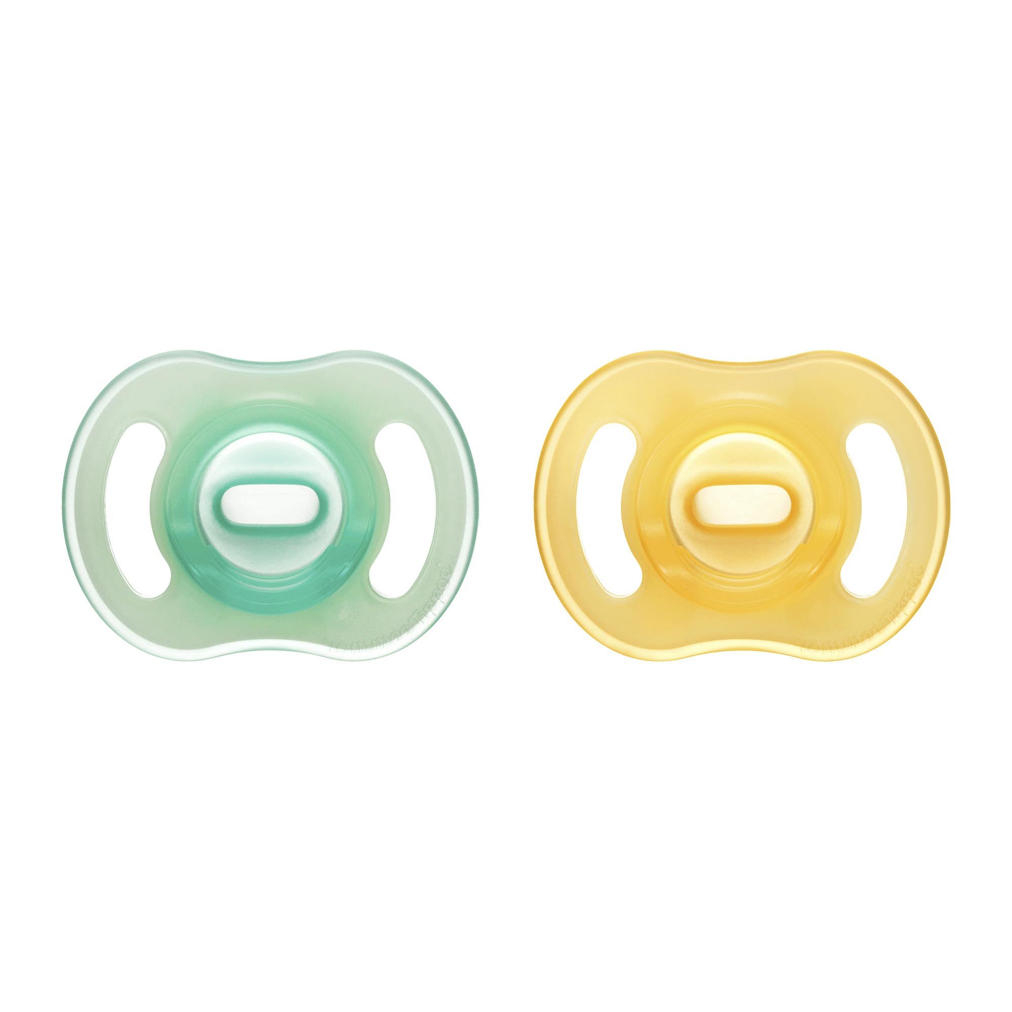 Tommee Tippee Ultra-Light StayPut Night Glow Soother 2 Pack 0-6m Glow in The