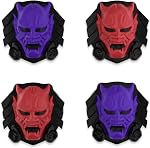 PlayVital Thumb Grip Caps for Nintendo Switch/OLED/Switch Lite, Joystick Caps Analog Cover for Joycon Thumb Grip - Halloween Pumpkin Bat