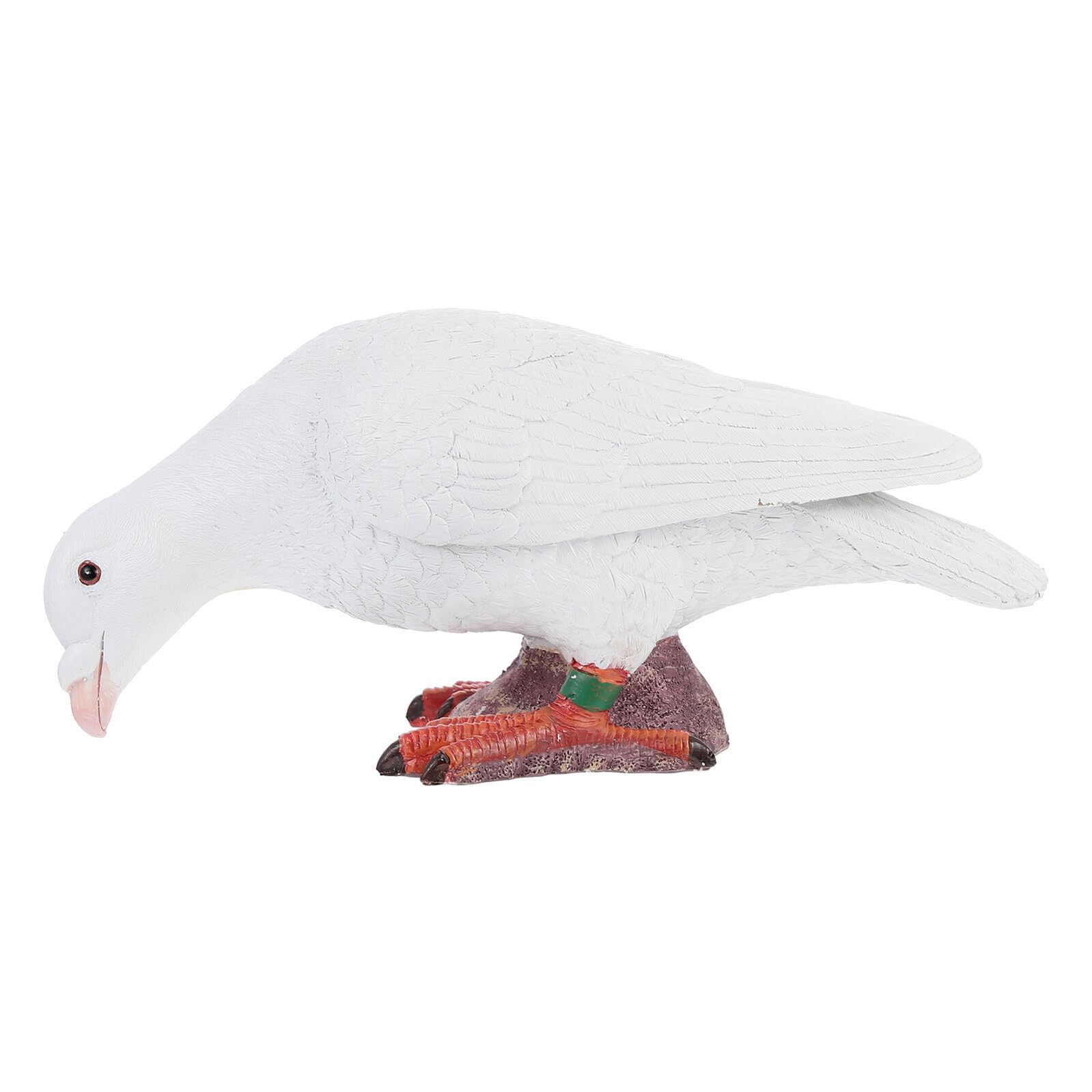 Statue de pigeon en résine résistante pour décorer un jardin vide