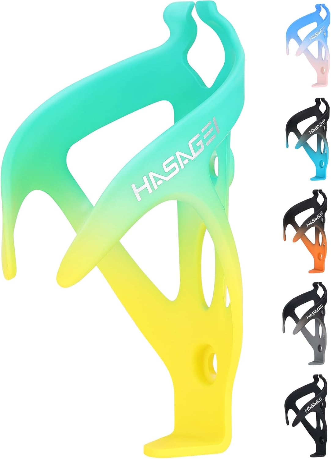 HASAGEI Bike Water Bottle Holder, Durable Non-Slip Lightweight Universal Bicycle Bottle Cage for Mountain/Road Cycling Accessories