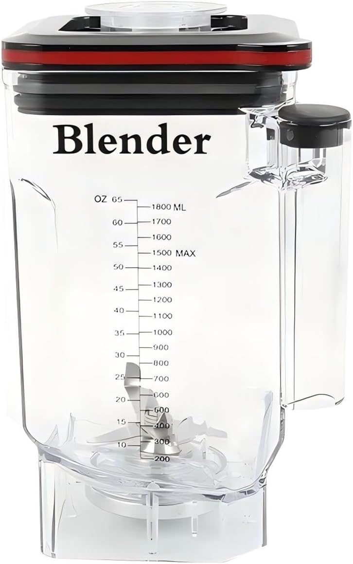 1.8L Blender Cup Knife Head Cup Cover，Compatible For Aonuosi，Compatible For LKS，Compatible For Weilibao，Mixer Spare Parts Replacement