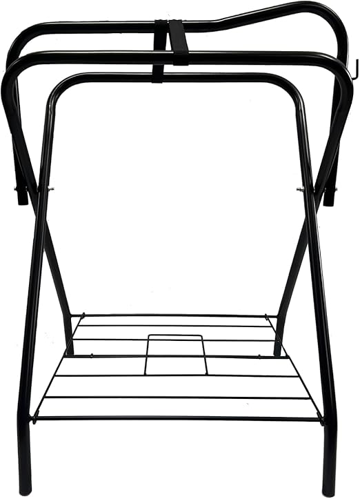 AJ Tack Freestanding Full Size Portable Horse Saddle Rack
