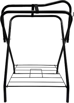 AJ Tack Freestanding Full Size Portable Horse Saddle Rack
