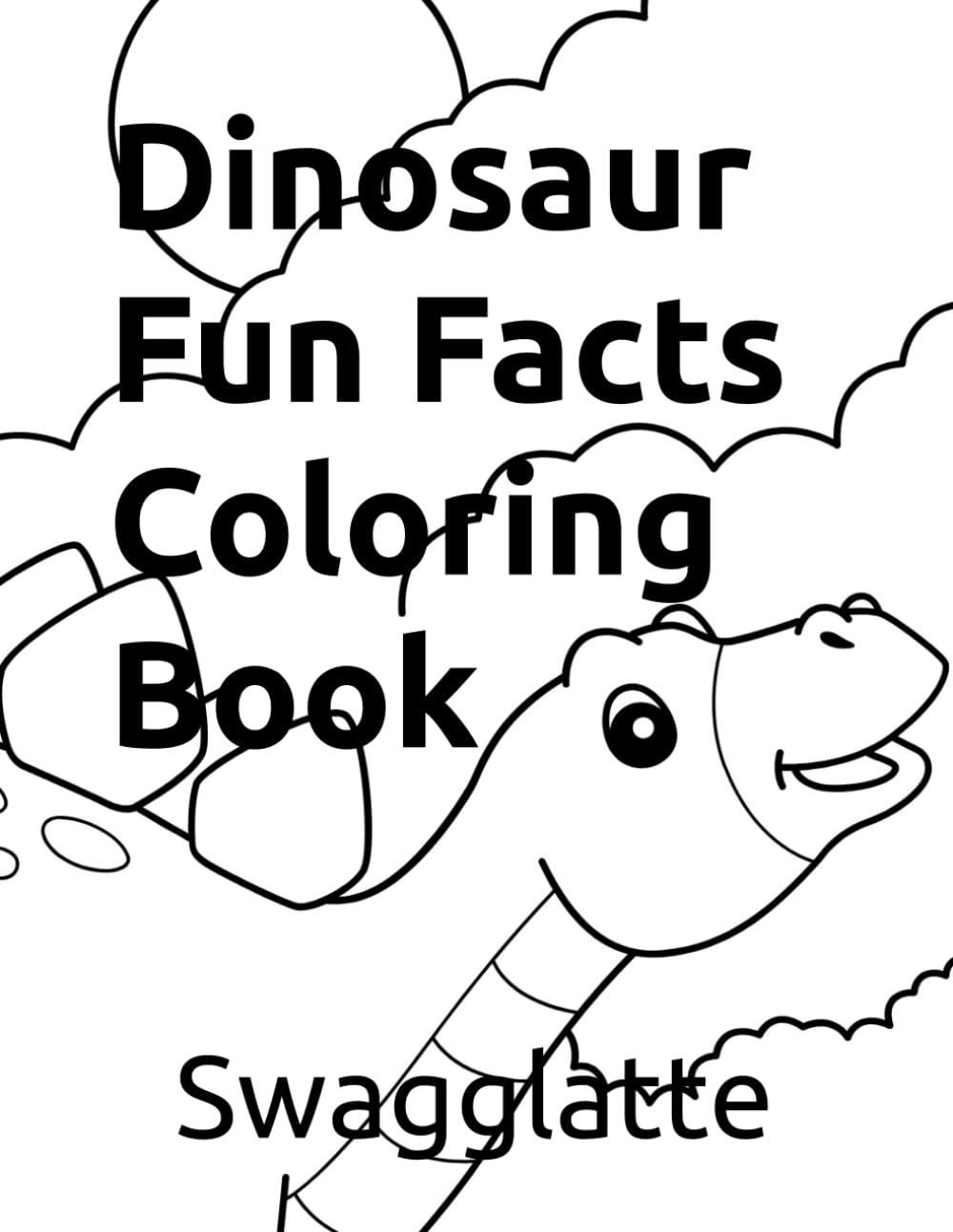 Dinosaur Fun Facts Coloring Book
