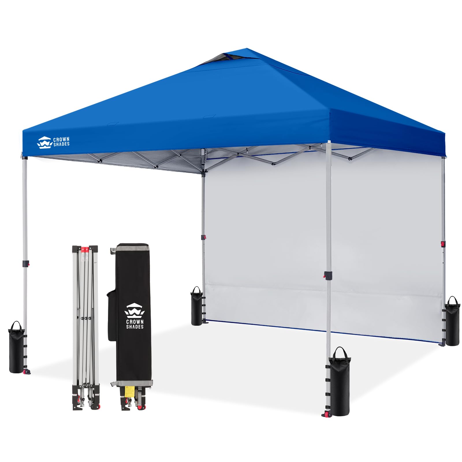 CROWN SHADES Pop Up Canopy Blue
