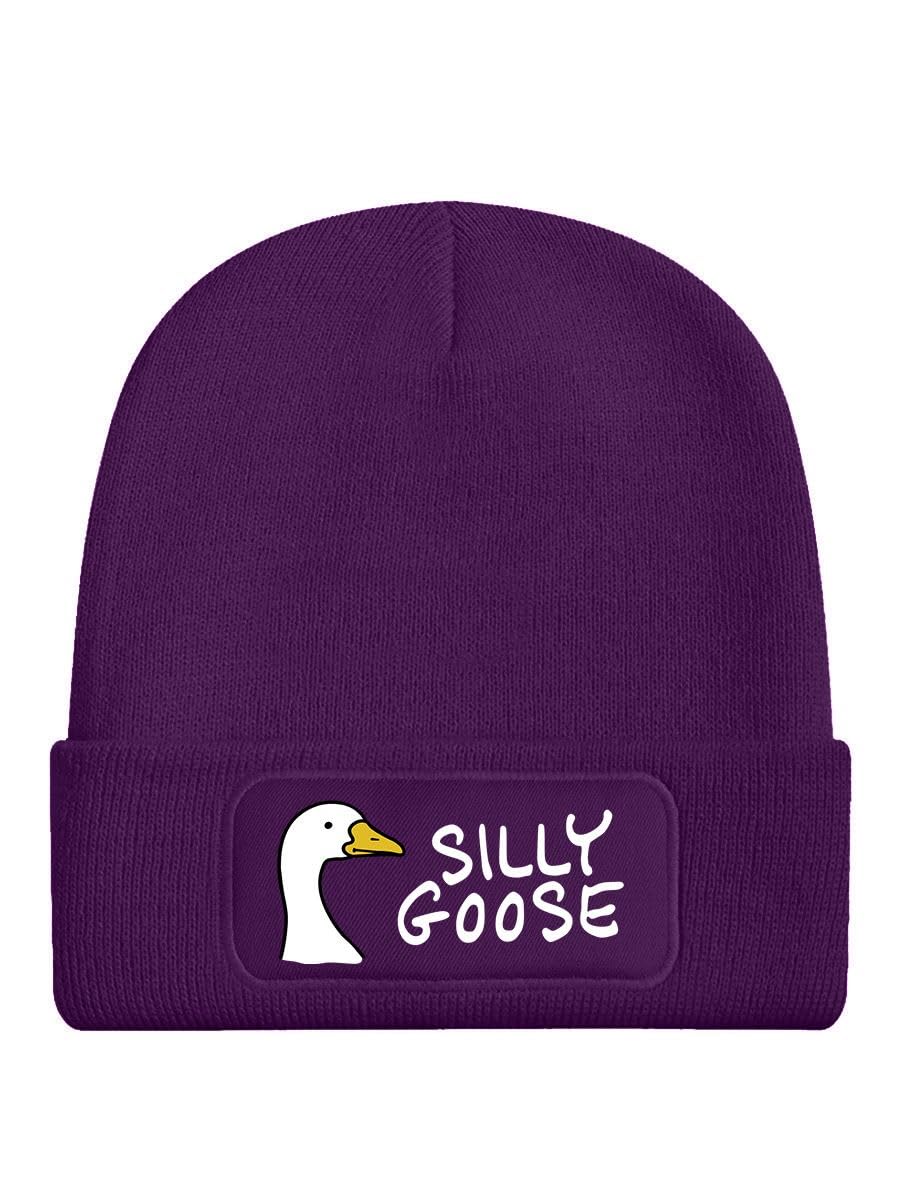 Grindstore Unisex Purple Silly Goose Beanie