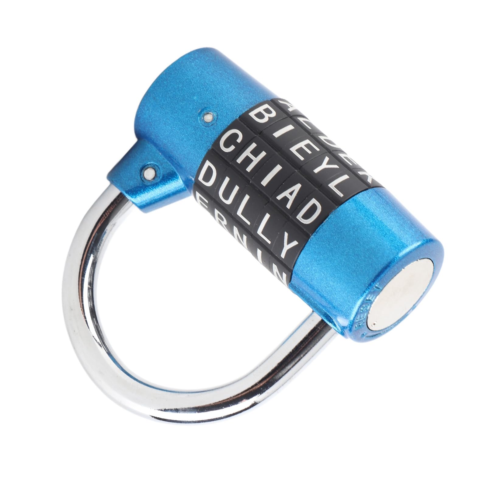 lyrlody Lucchetto a Combinazione 5 Cifre, Codice a Rotelle Numerico, Resettabile, in Lega di Zinco e Acciaio, per Valigia, Palestra, Borsa Viaggio, Porta (BLUE)