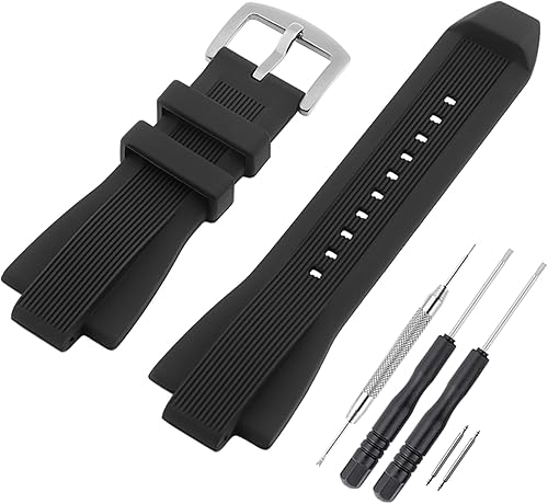 Correa de reloj compatible con Michael Kors, correa de repuesto de goma de silicona suave para correas de reloj Michael MK8152 MK8356