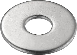 1000pcs #10x1/2" 304 Stainless Steel Flat Washers - Corrosion-Resistant for Screws, Bolts, Sheet Metal & Harsh Environments | Wensilon