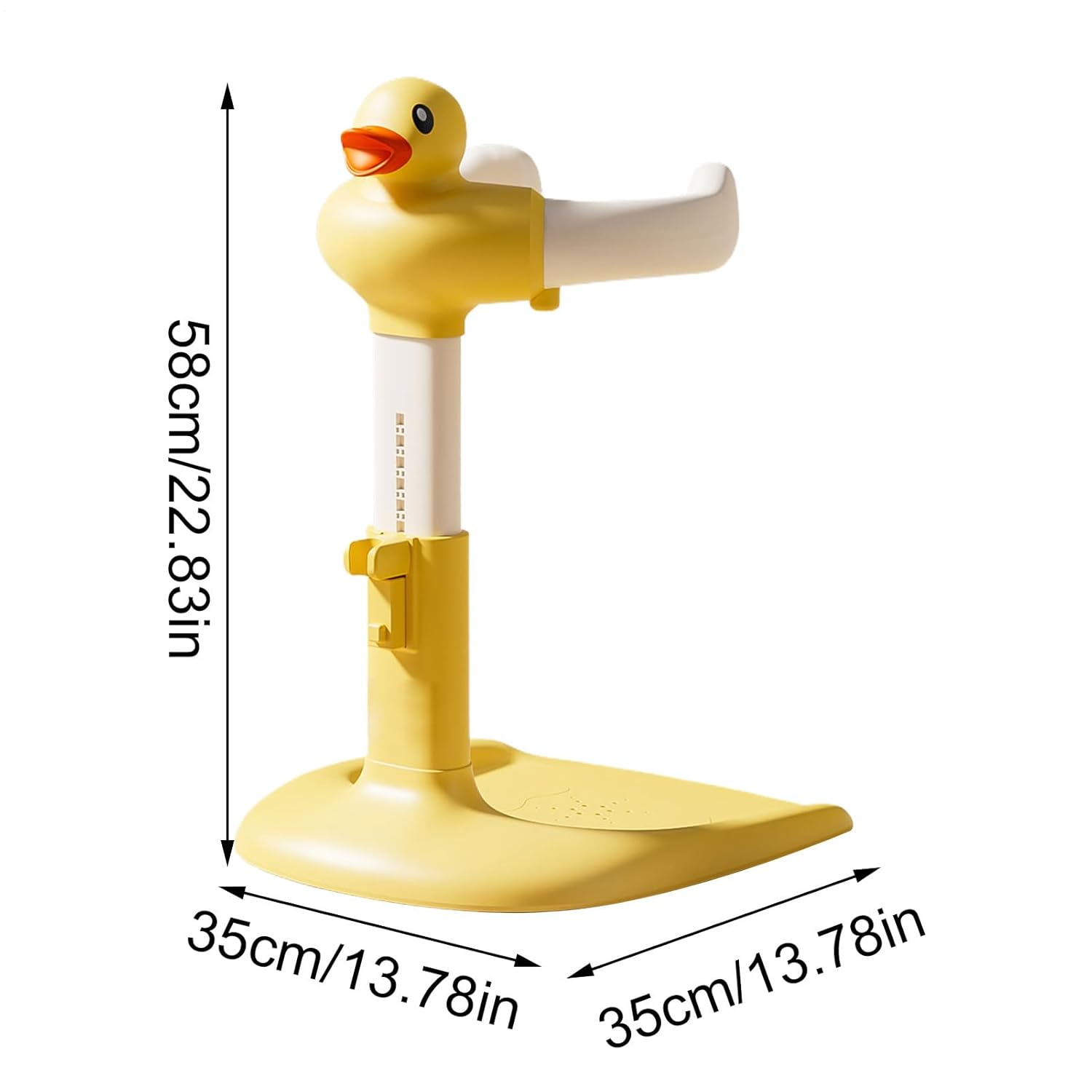 Baby Standing Bath - Infant Shower Station Durable, Compact Baby Washing Tub Portable, Lightweight Nursery Bathtub Organizer, | Adjustable Rack Assistance Holder with Anti-Slip Base for Mother