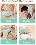 Snailax Shiatsu Neck massager with Heat, Coreless Shoulder Massager, 4D Deep Kneading Back Massager Pillow for Neck Back Shoulder, Valentine Gifts for Men Women Mom Dad