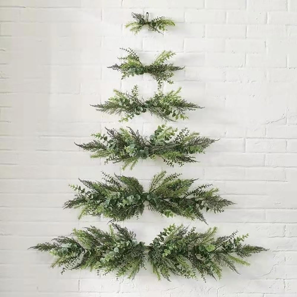 AVCULT Sapin De Noel, DIY Arbre De Noël, Arbre Sapin, Sapin Feutrine A Decorer, Arbre en Decorer, Ornements Détachables Tenture De Noël Arbre DéCoration Fenêtre Porte Cadeaux De Noël