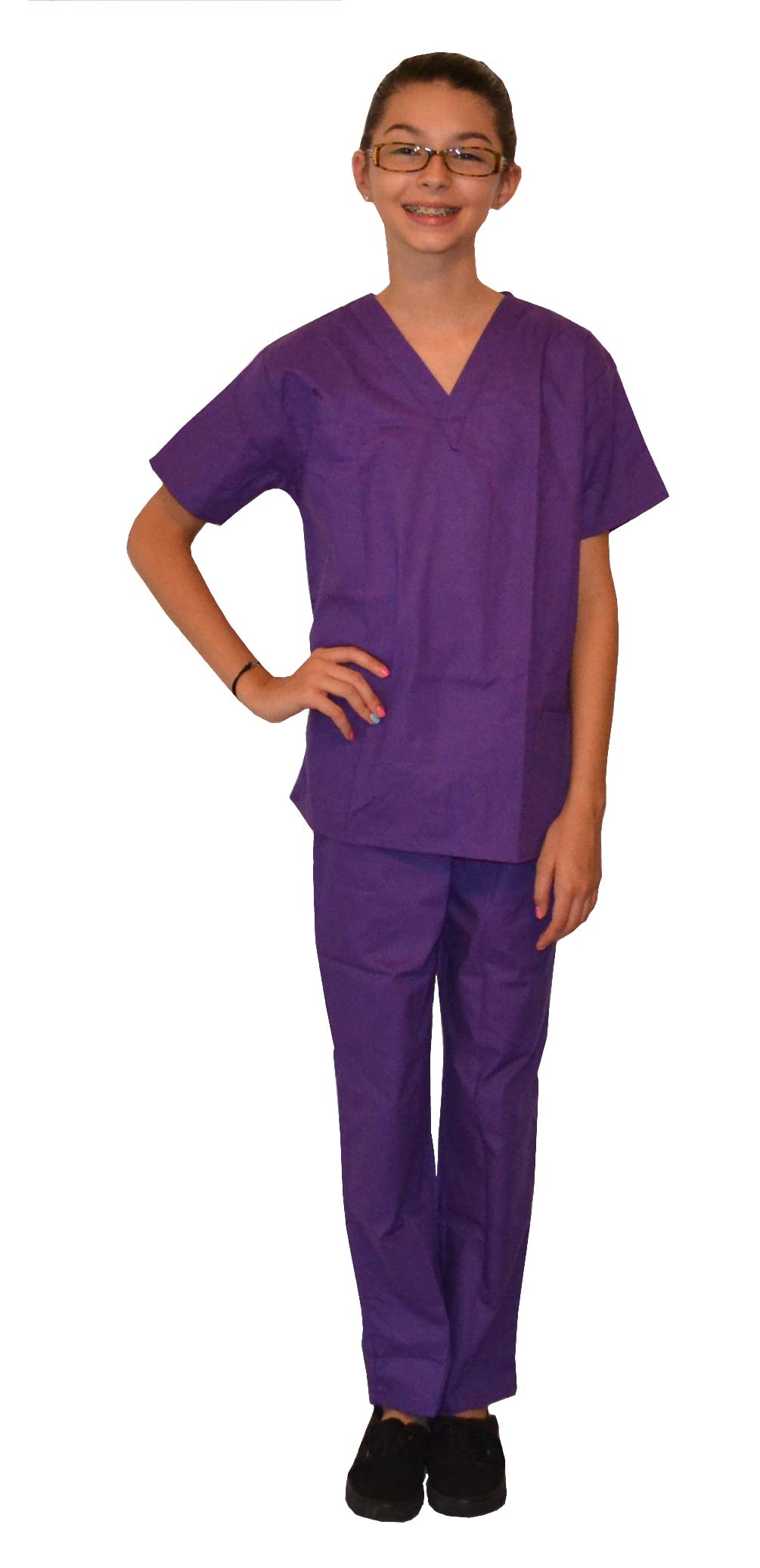 Purple Kids Scrubs