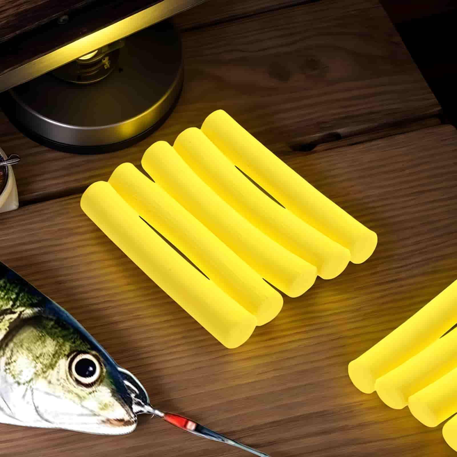 Fly Binding Rigs Stick, Rig -Schaumstangen - 5X Eva Zylinder Float Carp Fishing Foam Sticks | Pop -up -Köder -Feeder -Tackle, leichte Fliegenbindungs ​​-Rig -Materialhaken für Teichfluss