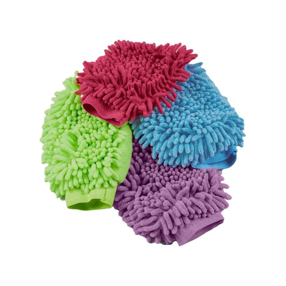 Premier Equine Microfibre Grooming Mitt 6058, Zest, 'One Size'