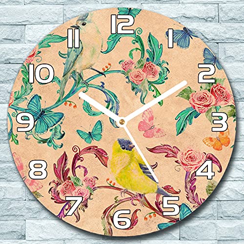 Horloge murale lisible aiguilles blanches et verre sécurité résistant - 3