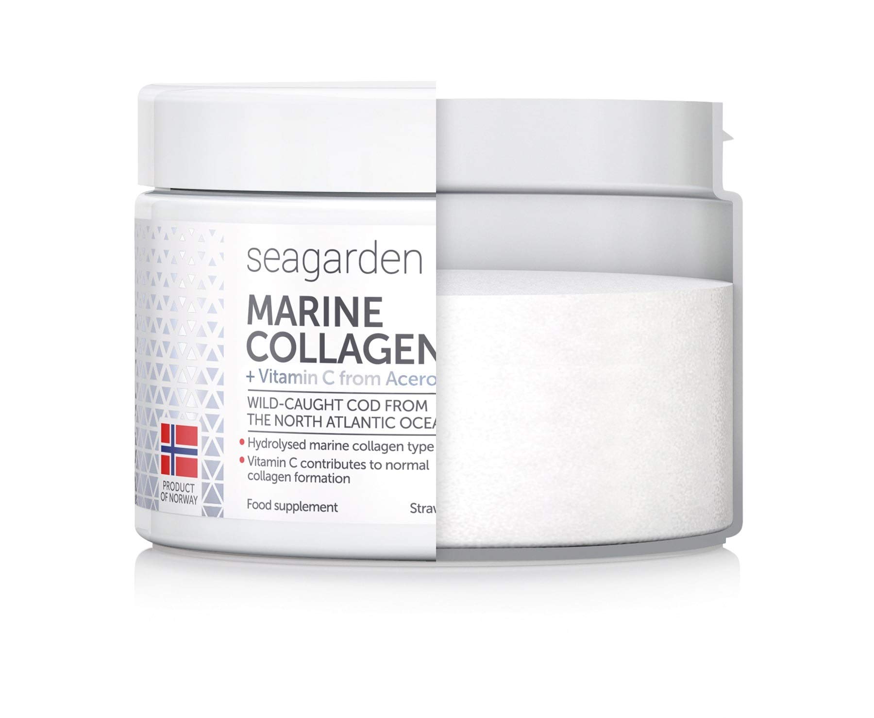 Marine Collagen Powder + Vitamin C Type I and III 4300mg High