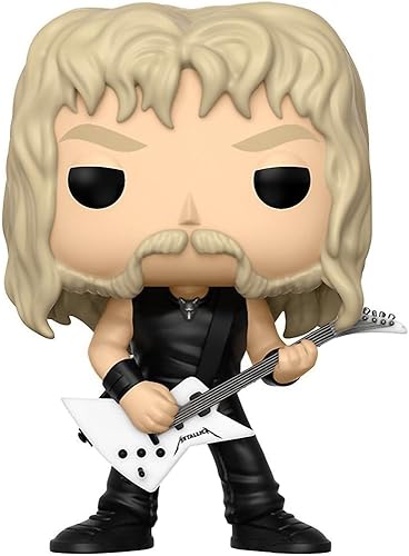 Miniatura 2 de Funko James Hetfield Pop! Rocks x Metallica - Figura de vinilo + 1 paquete de tarjetas coleccionables con temática musical (13806)