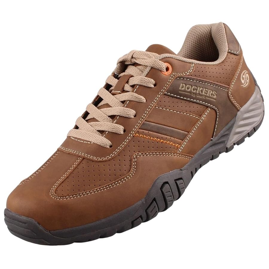 Zapatillas Dockers Hombre Zapatillas Deportivas Bajas En Gris1