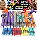 28 Pack of Professional Assorted Sizes Foam Flexi Rods Refills for Curly Hair by COTU (R)