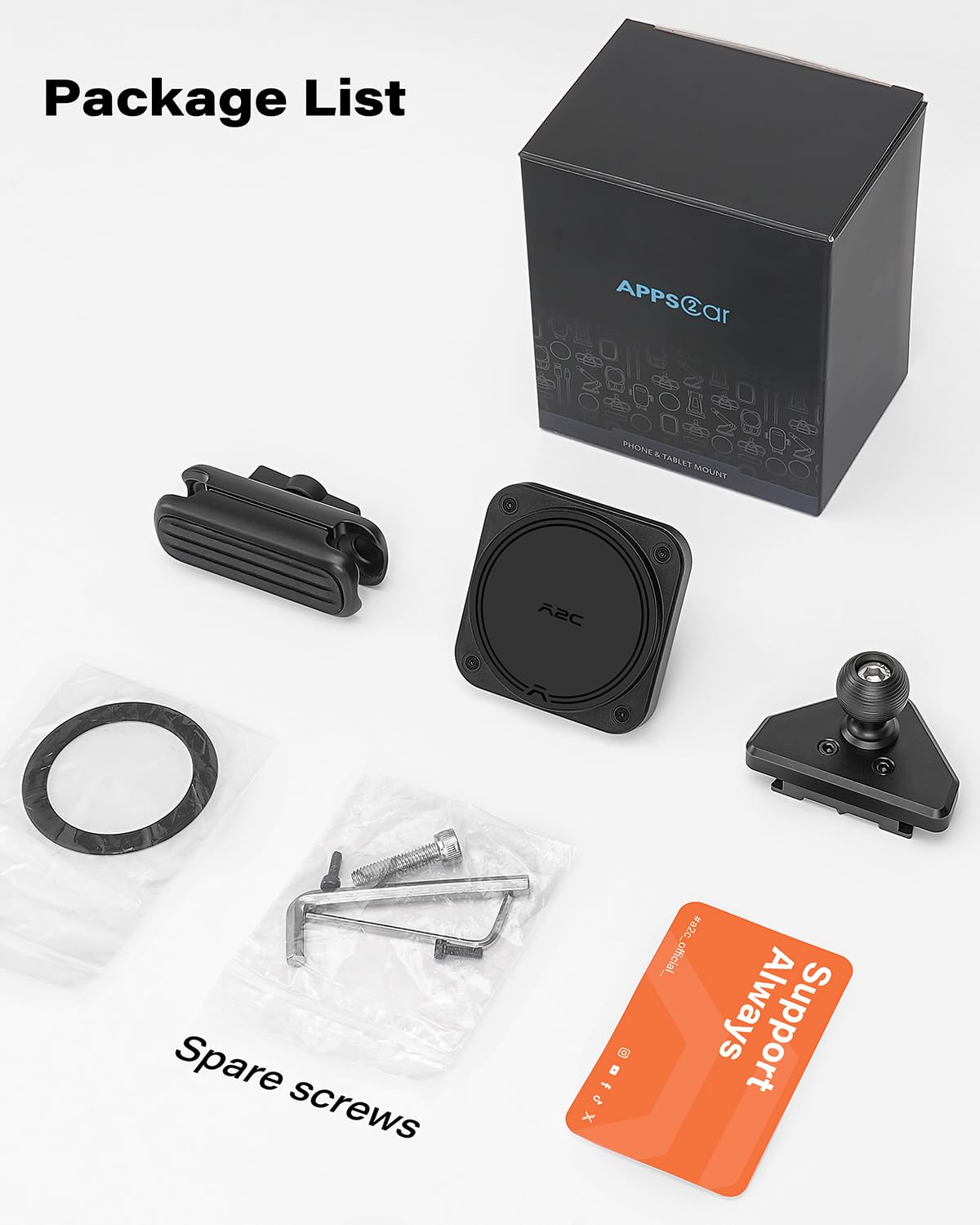 APPS2Car Supporto magnetico per bocchetta dell'aria per Ford F-150 (2015-2020), Super Duty (2017-2022), Expedition (2018-2021), supporto per telefono compatibile con iPhone serie 12-16 e custodia
